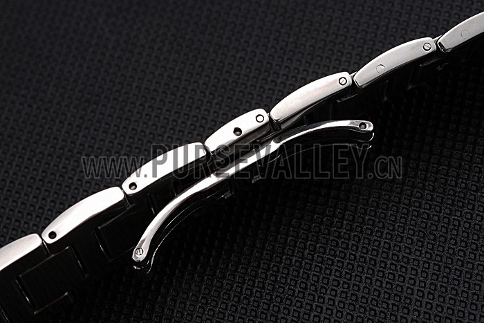 Cartier Brushed Stainless Steel Link Bracelet 622605