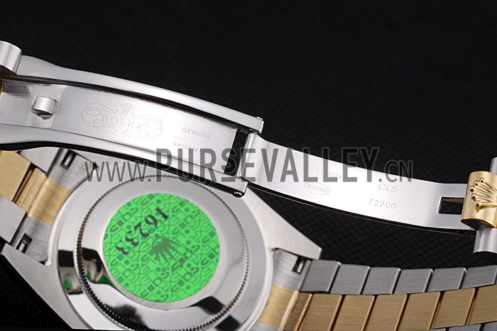 Rolex Day-Date Two Tone Stainless Steel 18k Gold Plated Gold Dial