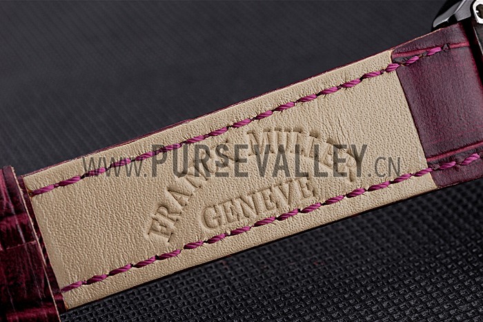 Franck Muller Casablanca Purple Croco Leather Band 621645