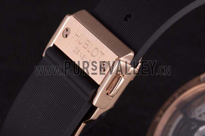 Swiss Hublot Classic Fusion Black Dial Rose Gold shb08 621401