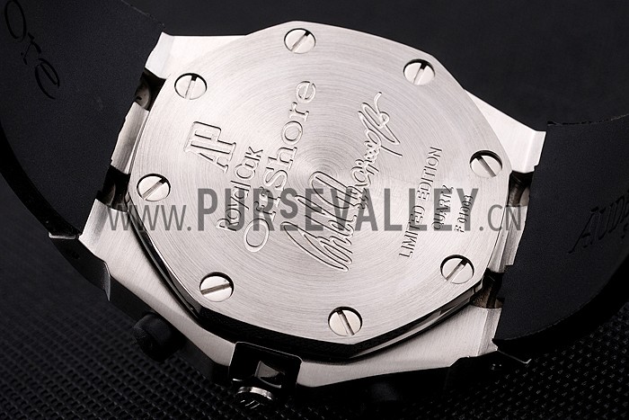 Audemars Piguet Royal Oak Offshore White Dial Stainless Steel Case Black Rubber Strap