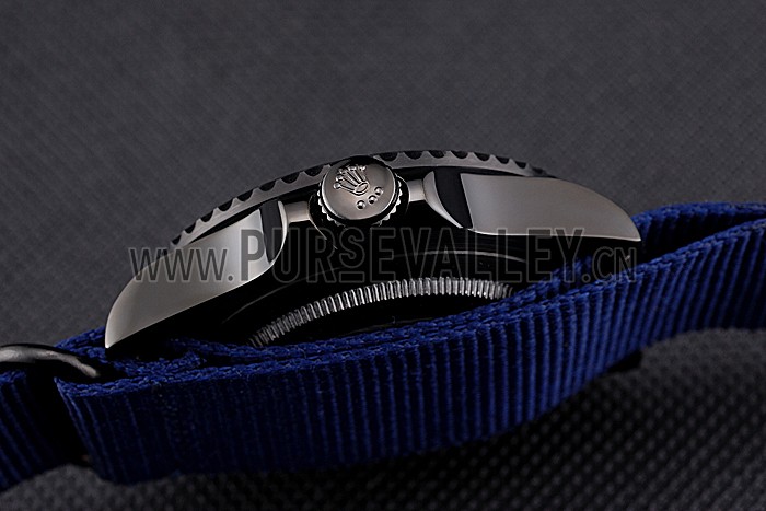 Rolex Stealth Submariner Blue Nylon Strap 622008