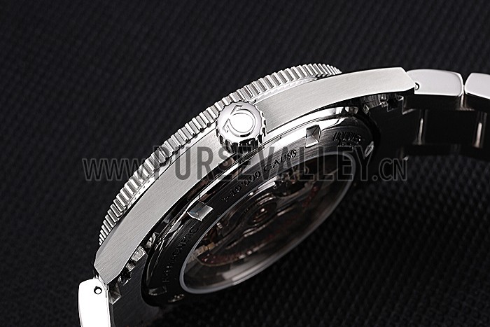 Swiss Omega Seamaster Black Dial Stainless Steel Case And Bracelet 622843