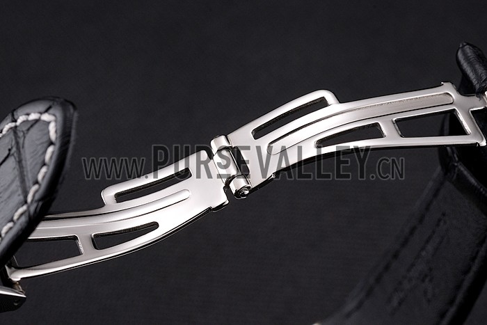 Audemars Piguet Royal Oak Fondation Blue Dial Stainless Steel Case Black Leather Strap