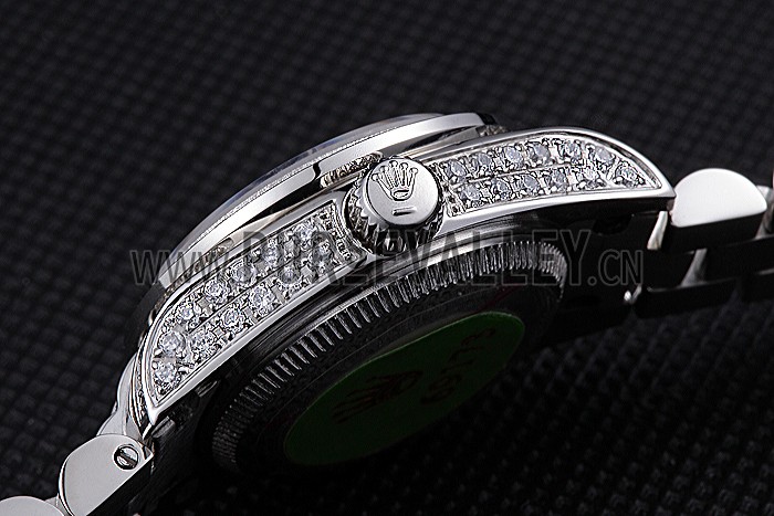 Swiss Rolex DateJust Diamond Dial Stainless Steel 622022