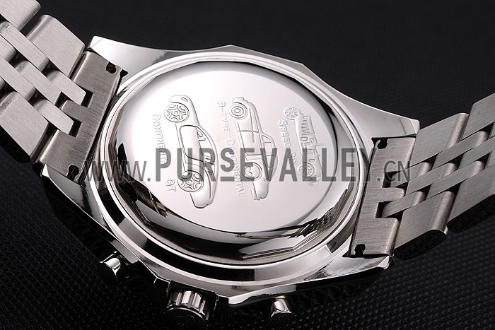 Breitling Bentley Motors T Blue Dial Stainless Steel Case And Bracelet 622222