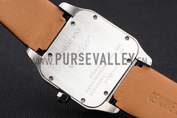 Cartier Santos 100 Polished Stainless Steel Bezel 621935