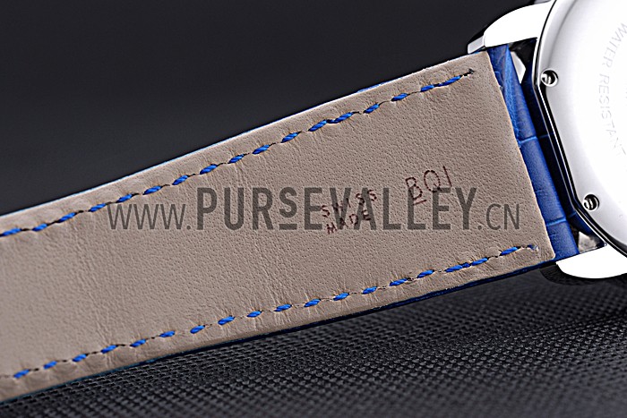 Swiss Cartier Ronde Solo Stainless Steel Case Blue Dial Roman Numerals 622193