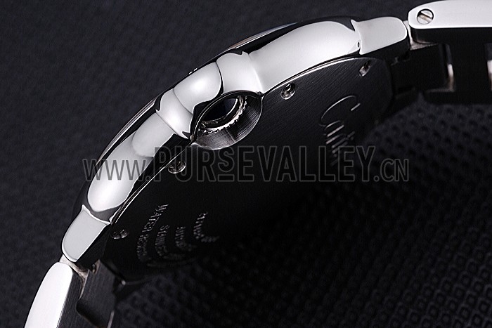Swiss Cartier Ballon Bleu de Cartier White Dial Roman Numerals Stainless Steel Bracelet 622555
