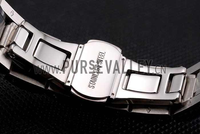 Burberry The City Black Dial Diamond Bezel Stainless Steel Case And Bracelet