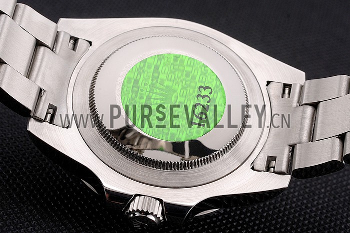 Swiss Rolex Submariner Silver Dial Diamond Markings Black Bezel Stainless Steel Case And Bracelet