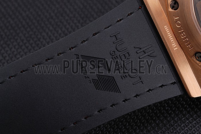 Swiss Hublot Big Bang Limited Edition Formula 1 Black And Red Dial Gold Case Black Strap 62287