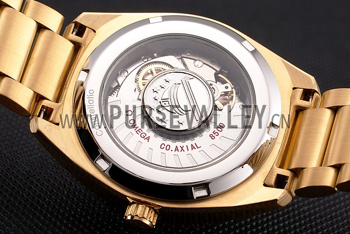 Omega Globemaster White Diak Gold Case And Bracelet