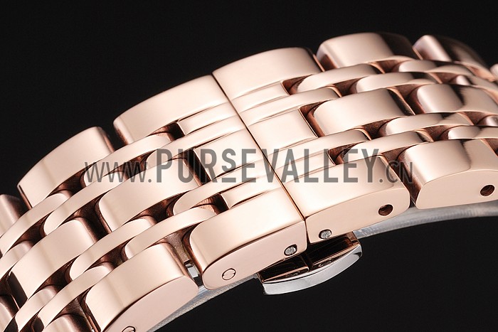 Omega De Ville Moonphase Tourbillon White Dial Rose Gold Case And Bracelet