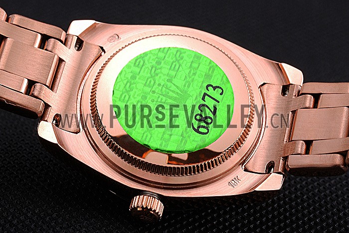 Rolex Datejust Diamond Dial And Bezel Pink Gold Case And Bracelet 622836