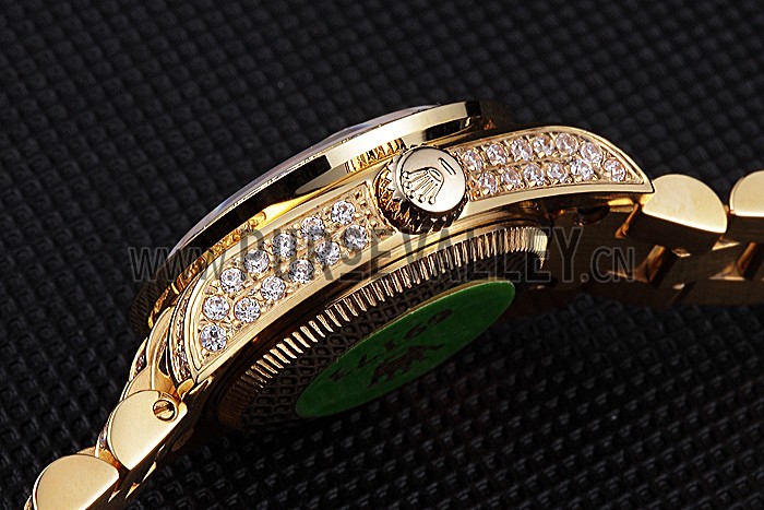 Swiss Rolex DateJust Diamond Dial Gold 622024