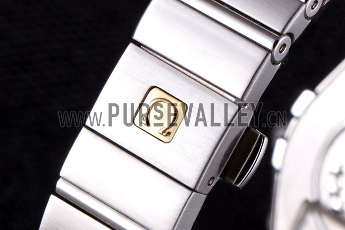 Omega Constellation Grey Dial Stainless Steel Band 621458