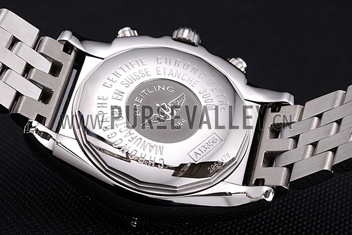 Swiss Breitling Certifie Stainless Steel Bezel Grey Dial 80287