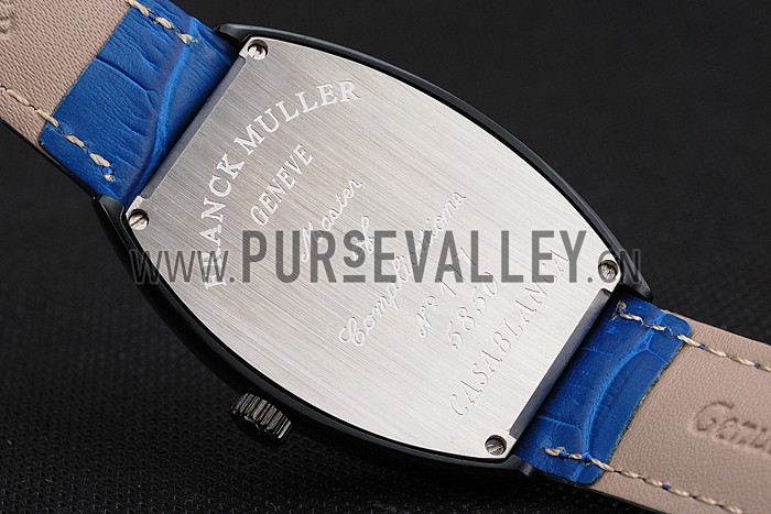 Franck Muller Casablanca Blue Croco Leather Band 621643