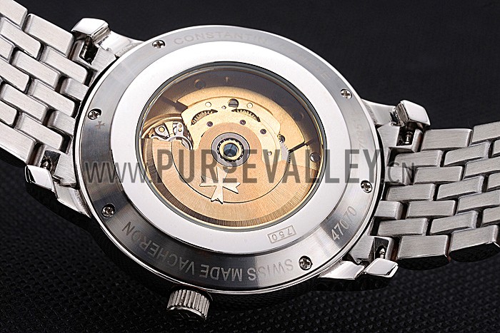 Vacheron Constantin Patrimony Silver Dial Stainless Steel Case And Bracelet 62290