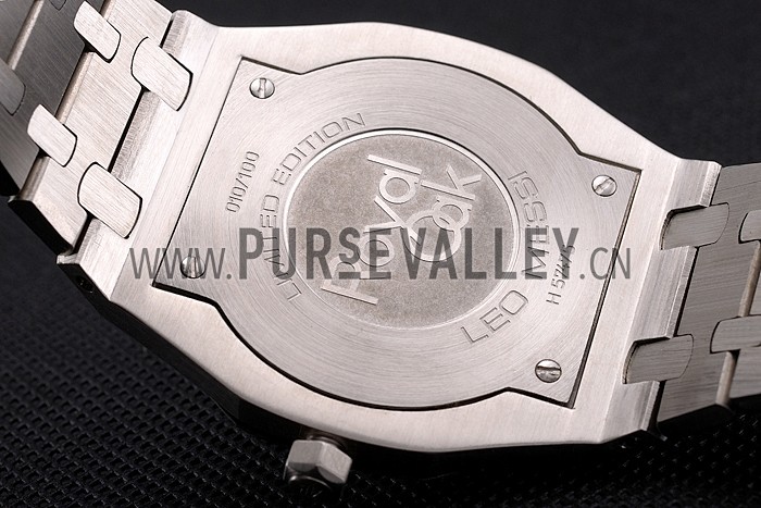Audemars Piguet Royal Oak Fondation Black Dial Stainless Steel Case And Bracelet