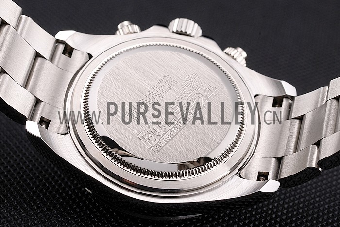 Rolex Daytona Diamond Dial And Bezel Stainless Steel Case And Bracelet