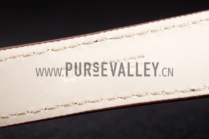 Tag Heuer Swiss Carrera Tachymeter Bezel Dark Brown Leather Strap White Dial