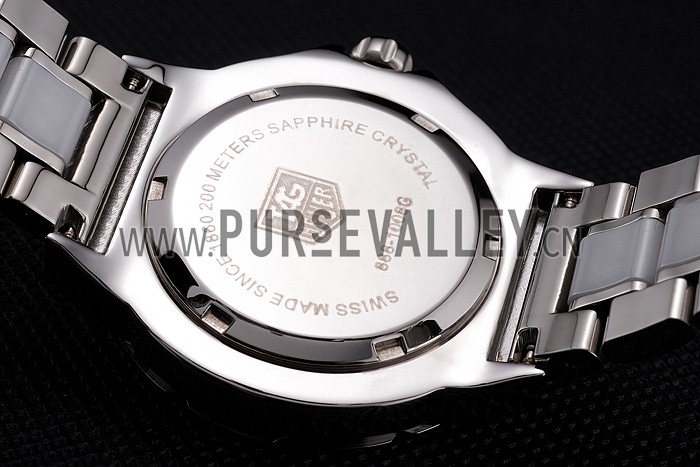 Tag Heuer Formula 1 White Ceramic Bezel White Dial