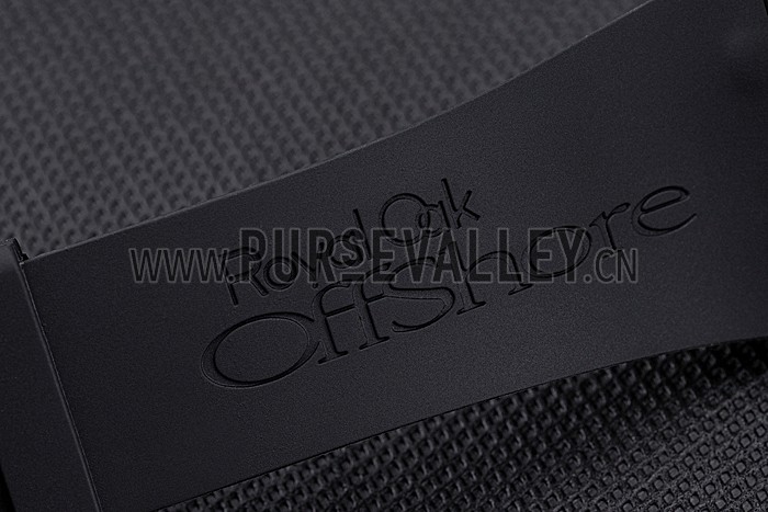 Swiss Audemars Piguet Royal Oak Offshore White And Blue Dial Black Steel Case Black Rubber Strap 622852