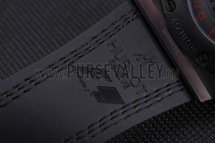 Swiss Hublot Big Bang Limited Edition Formula 1 Black And Orange Dial Black Case Black Fabric Strap 622884