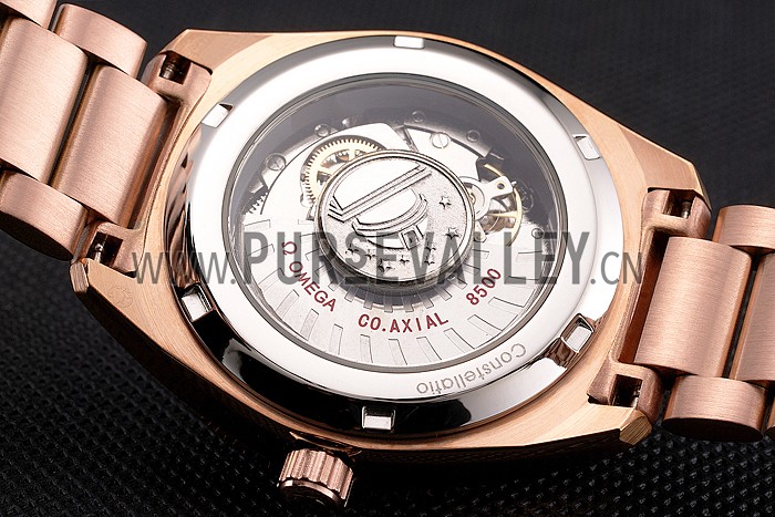 Omega Globemaster White Dial Rose Gold Case And Bracelet