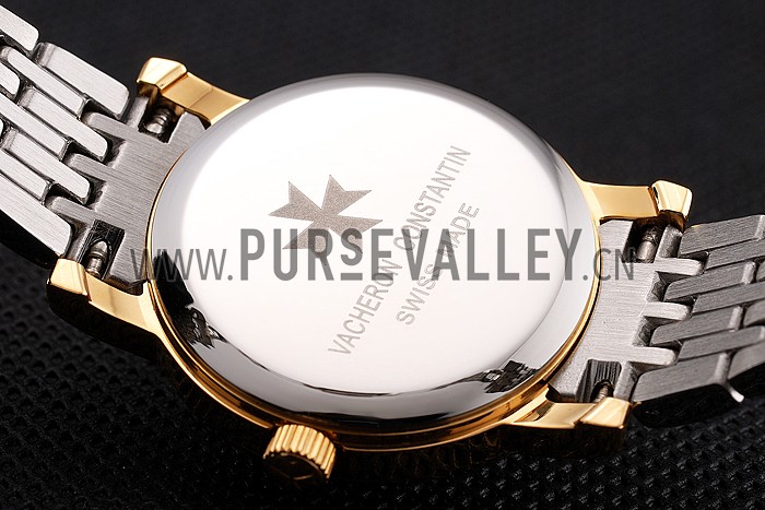 Vacheron Constantin Fine Gold Dial With Diamonds Gold Case Two Tone Bracelet