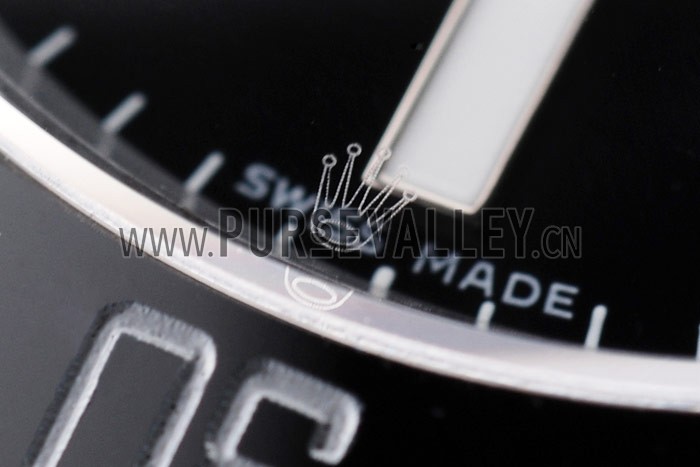 Rolex Swiss Submariner Pro-Hunter Black Fabric Strap Black Dial