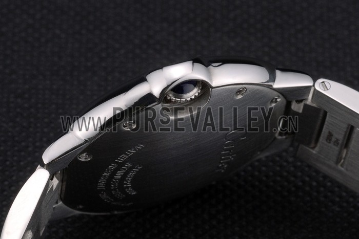 Cartier Ballon Bleu 38mm Black Dial Stainless Steel Case And Bracelet