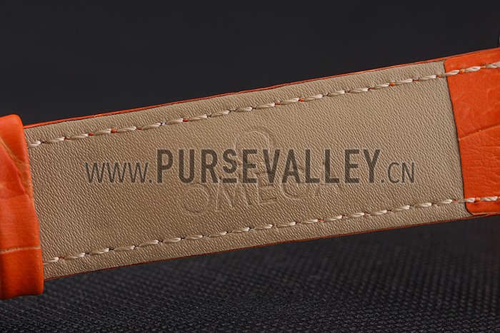 Omega Seamaster Planet Ocean Co-axial Orange Case Black Dial 98100