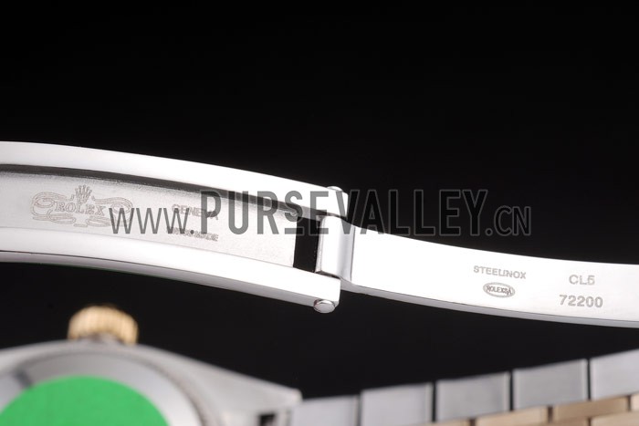 Rolex Datejust Two Tone Stainless Steel Yellow Gold Plated 98079