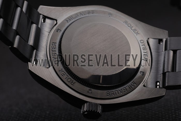 Rolex Milgauss Pro-Hunter Tinted Green Saphire Black Dial