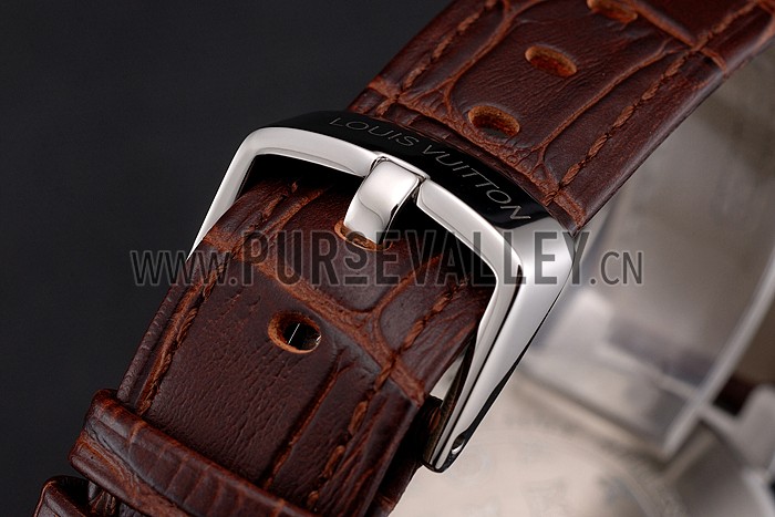 Louis Vuitton Tambour LV Cup Brown Dial Watch 2165-295