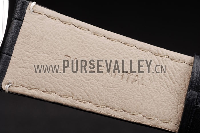 Panerai Radiomir Polished Stainless Steel Case Black Dial Black Leather Strap 98138