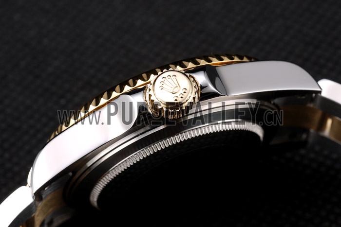 Rolex GMT Master II Gold Colored Ceramic Bezel Brown Dial Tachymeter