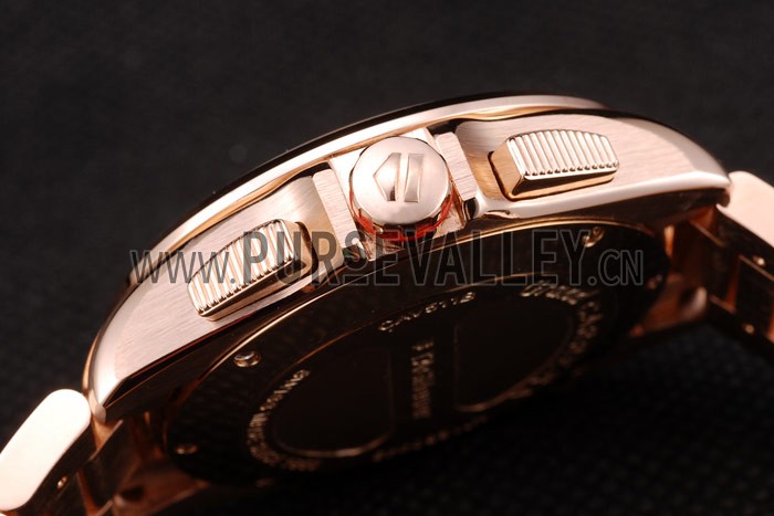 Tag Heuer Carrera Rose Gold Case White Dial