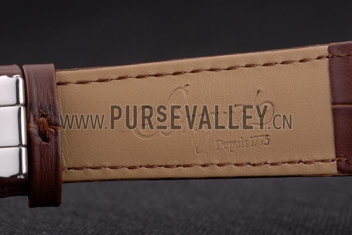 Breguet Classique Complications Stainless Steel Case Brown Leather Strap 80159