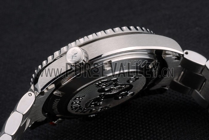 Omega Seamaster Planet Ocean Orange Tachymeter Black Dial Stainless Steel Strap 80241