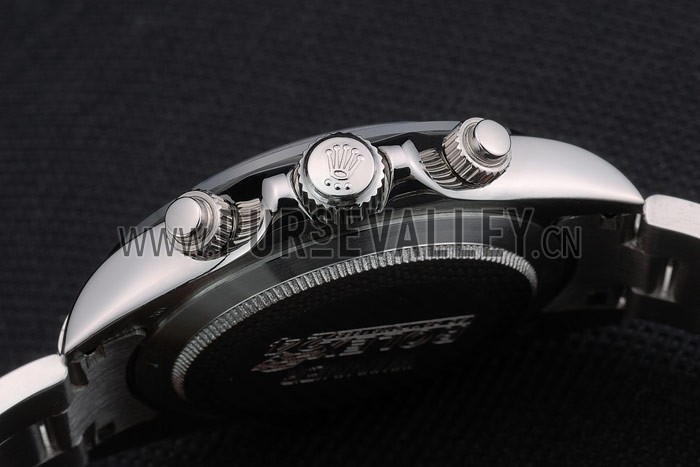 Rolex Daytona Black Ceramic Tachymeter Stainless Steep Strap White Dial 80249