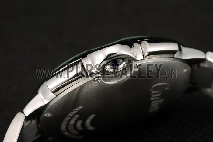 Cartier Ballon Bleu Chronograph White Dial Stainless Steel Case And Bracelet