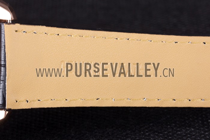 Tag Heuer Carrera Pendulum Black Leather Strap 7919