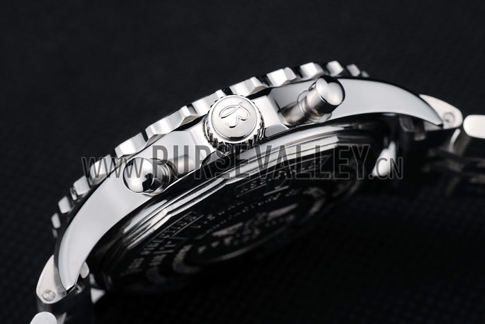 Breitling Navitimer Stainless Steel Strap Black Dial 98236