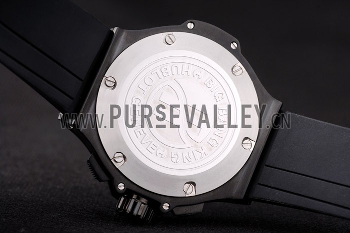 Hublot Limited Edition Ayrton Senna Black Dial Watch Red Hands