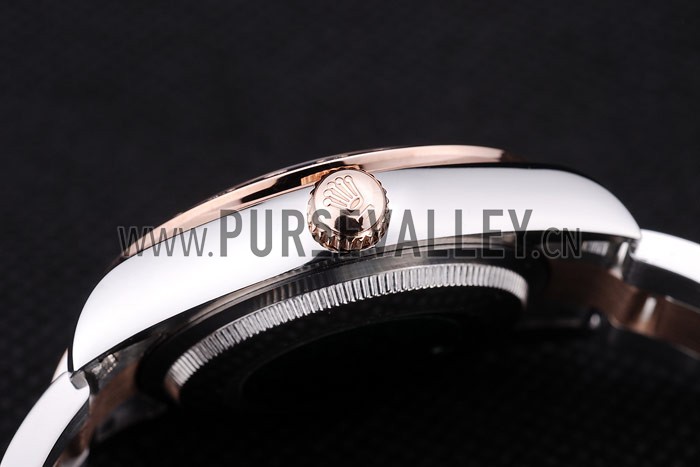 Rolex Datejust Diamond Bezel Brown Dial 7465