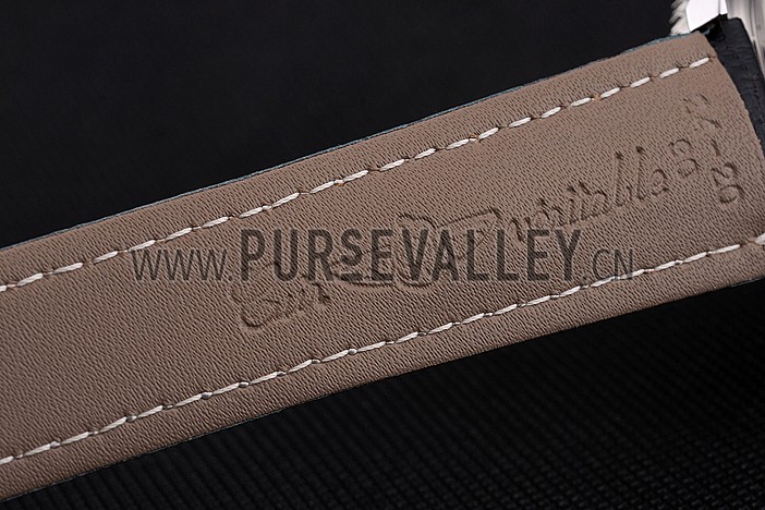 Breitling Certifie Black Leather Strap Black Dial Chronograph 80176